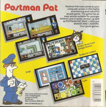 Postman Pat box cover back